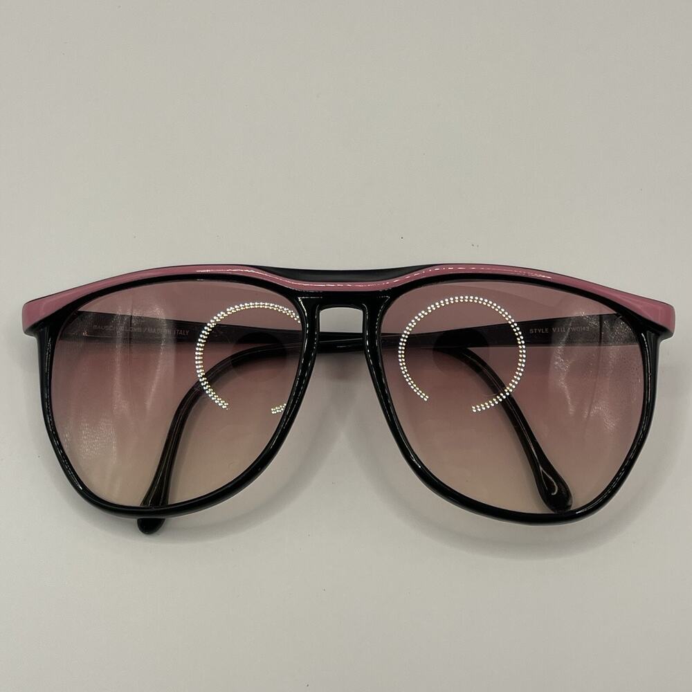 Bausch + Lomb Sunglasses Style V111/W0143 Women Black/Pink Eye Wear Made Italy